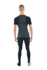 Designer Raglan Crew-Neck Tee (Charcoal w/Black Accents)