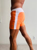 Transition Yoga Short (Orange w/White)