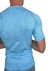 Designer Raglan Crew-Neck Tee (Solid Coral Shelf)