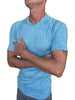 Designer Raglan Crew-Neck Tee (Solid Coral Shelf)