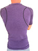 Designer Raglan Crew-Neck Tee (Eggplant Purple)