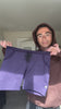 Transition Yoga Shorts (Eggplant w/Black)