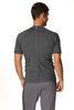 Hybrid CREW Neck Raglan Tee (Charcoal)