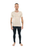Perfect Pocket Crew-Neck Tee (Sand Beige)