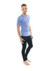 Perfect Pocket Crew-Neck Tee (Lavender Heather)