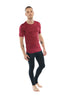 Perfect Pocket Crew-Neck Tee (Brick Red Heather)