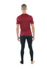 Perfect Pocket Crew-Neck Tee (Brick Red Heather)