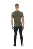 Perfect Pocket Crew-Neck Tee (Olive Green)