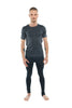 Perfect Pocket Crew-Neck Tee (Charcoal Heather)