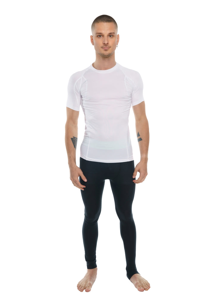 Designer Raglan Crew-Neck Tee (Arctic White)