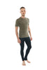 Designer Raglan Crew-Neck Tee (Olive Green)