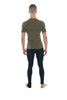 Designer Raglan Crew-Neck Tee (Olive Green)