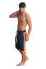 Cuffed Yoga Pants (Royal Blue & Orange) Cuffed Pants 4-rth 