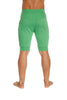 Cuffed Yoga Short (Bamboo Green) Mens Shorts 4-rth 