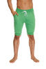 Cuffed Yoga Short (Bamboo Green) Mens Shorts 4-rth 