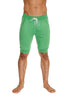 Cuffed Yoga Short (Bamboo Green) Mens Shorts 4-rth 