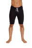 Cuffed Yoga Short (Black) Mens Shorts 4-rth 