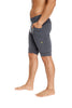 Cuffed Yoga Short (Charcoal) Mens Shorts 4-rth 