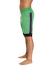 Cuffed Yoga Short (Green w/Purple & Black) Mens Shorts 4-rth 