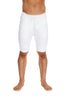 Cuffed Yoga Short (White) Mens Shorts 4-rth 