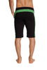 Eco-Track Short (Black w/Bamboo Green) Mens Shorts 4-rth 