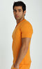 Hybrid V-Neck (Sun Orange) Mens Tops 4-rth 
