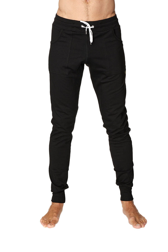 Long Cuffed Jogger & Yoga Sweat Pants (Black) – 4-rth