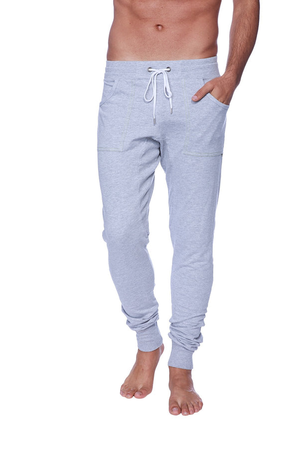 Long Cuffed Perfection Yoga Pants Heather Grey for versatile winter movement and casual style