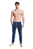 Long Cuffed Jogger Yoga Pants (Royal Blue) Long Joggers 4-rth 