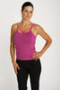 Sustain Yoga Halter (Plum) Womens Halter Tops 4-rth 