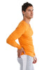 Thermal V-Neck Long Sleeve (Sun Orange) Mens Thermals 4-rth 