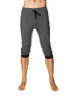 Ultra-Flex Tri-color Cuffed Yoga Pant (Charcoal w/Black & Grey) Cuffed Pants 4-rth 