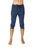 Ultra-Flex Tri-color Cuffed Yoga Pant (ROYAL w/Charcoal & Grey) Cuffed Pants 4-rth 