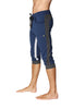 Ultra-Flex Tri-color Cuffed Yoga Pant (ROYAL w/Charcoal & Grey) Cuffed Pants 4-rth 