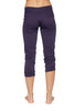 Women's Cuffed Jogger Yoga Pant (Eggplant) Womens Capris 4-rth 