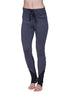 Women's Performance Yoga Pant Womens Pants 4-rth Extra Small Charcoal w/ Black 